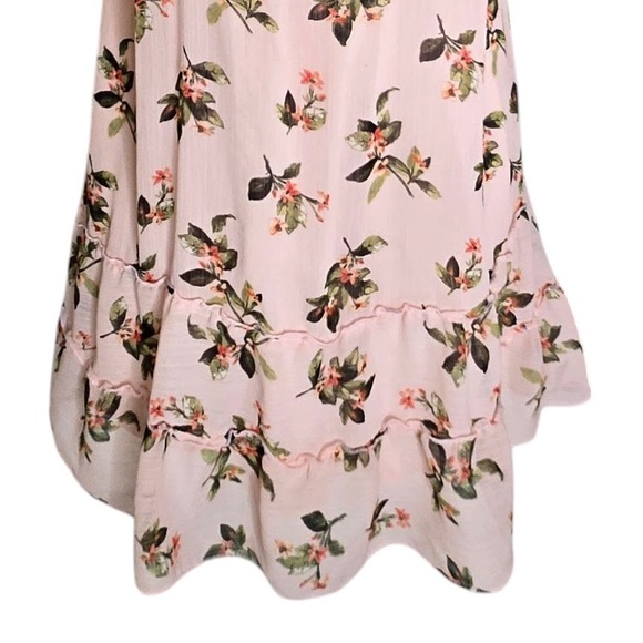 Abercrombie and Fitch Womens Sleeveless‎ Dress Small Floral Tiered Cottagecore - Picture 4 of 8